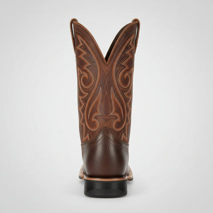 Buty Męskie Kowbojskie Długie Wygodne Skórzane Obuwie