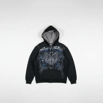 Damska Oversizowa Bluza Swetrowa Kapturem Długi Sweter