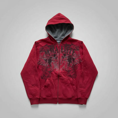 Damska Oversizowa Bluza Swetrowa Kapturem Długi Sweter