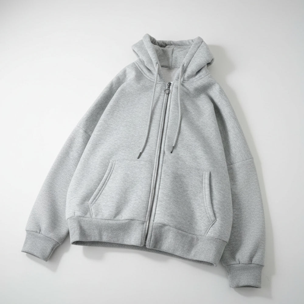 Damska Oversizowa Bluza Swetrowa Kapturem Długi Sweter