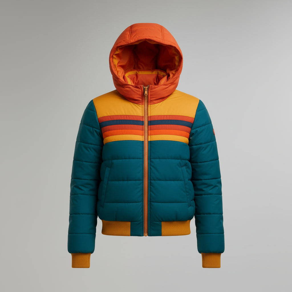 Damska Puchowa Bomber Jacket Lekka Puffer