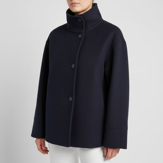 Damska Krótka Oversize Kurtka Lekka Jesienna