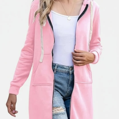 Damska Dluga Lekka Jacket Wygodna Oversize