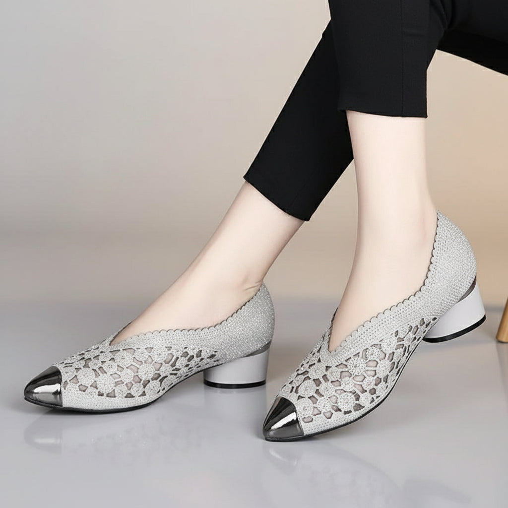 Buty Ślubne Damskie Eleganckie Buty Wygodne Obcasy