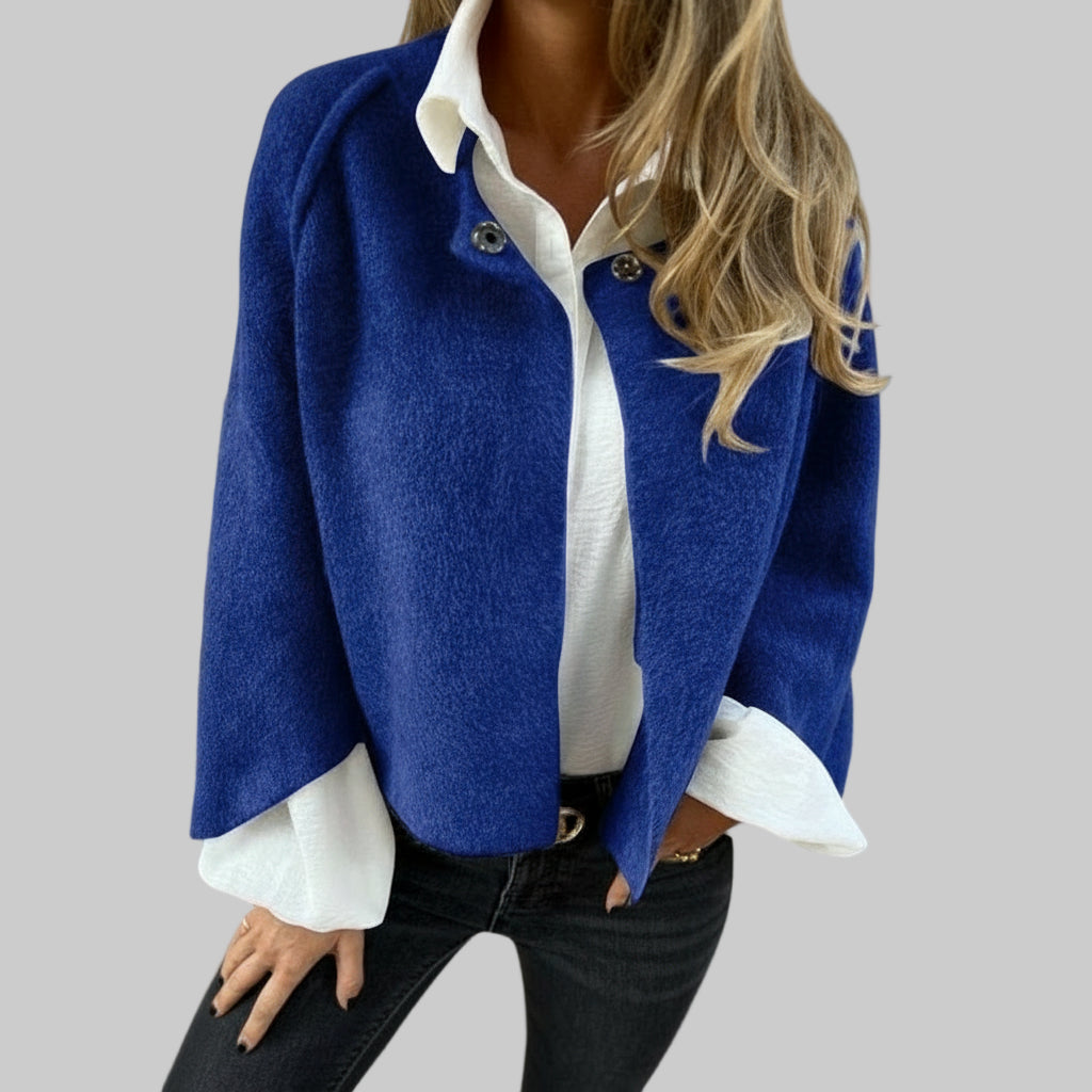 Damska Kurtka Sztuczne Futro Oversized Lekka