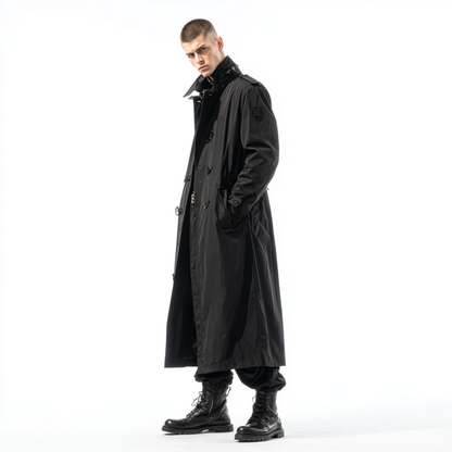 Płaszcz przeciwdeszczowy dla mężczyzn, który jest artystyczny
