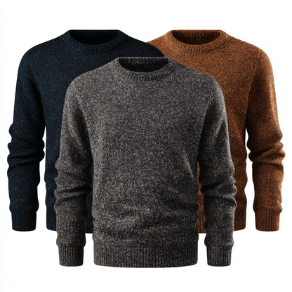 Przytulny sweter z długimi rękawami nazywa się swetrem męskim.