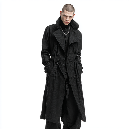 Płaszcz przeciwdeszczowy dla mężczyzn, który jest artystyczny