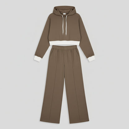 Damski Dwuczęściowy Zestaw Domowy Spodnie Bluza